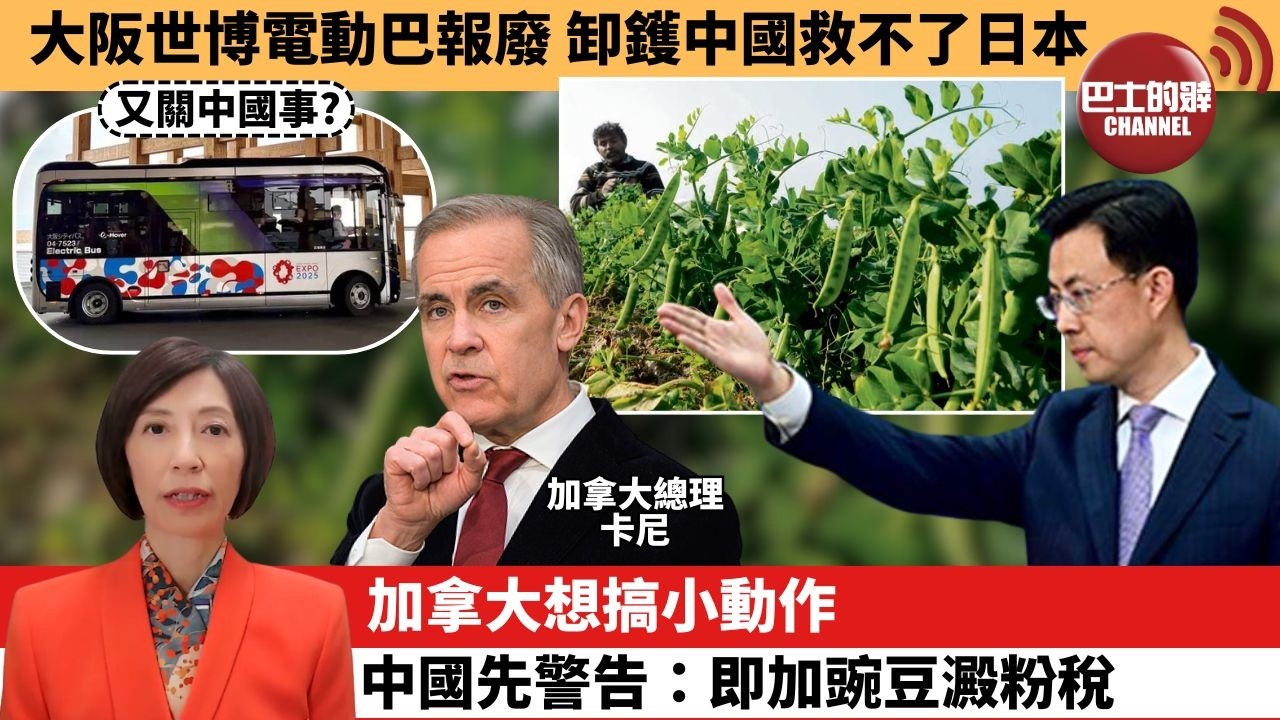 (附字幕) 李彤「外交短評」大阪世博電動巴報廢，卸鑊中國救不了日本。加拿大想搞小動作，中國先警告：即加豌豆澱粉稅。  7月2日